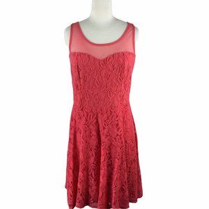 Xhilaration Rose Lace Dress, Large Juniors, 2/$25